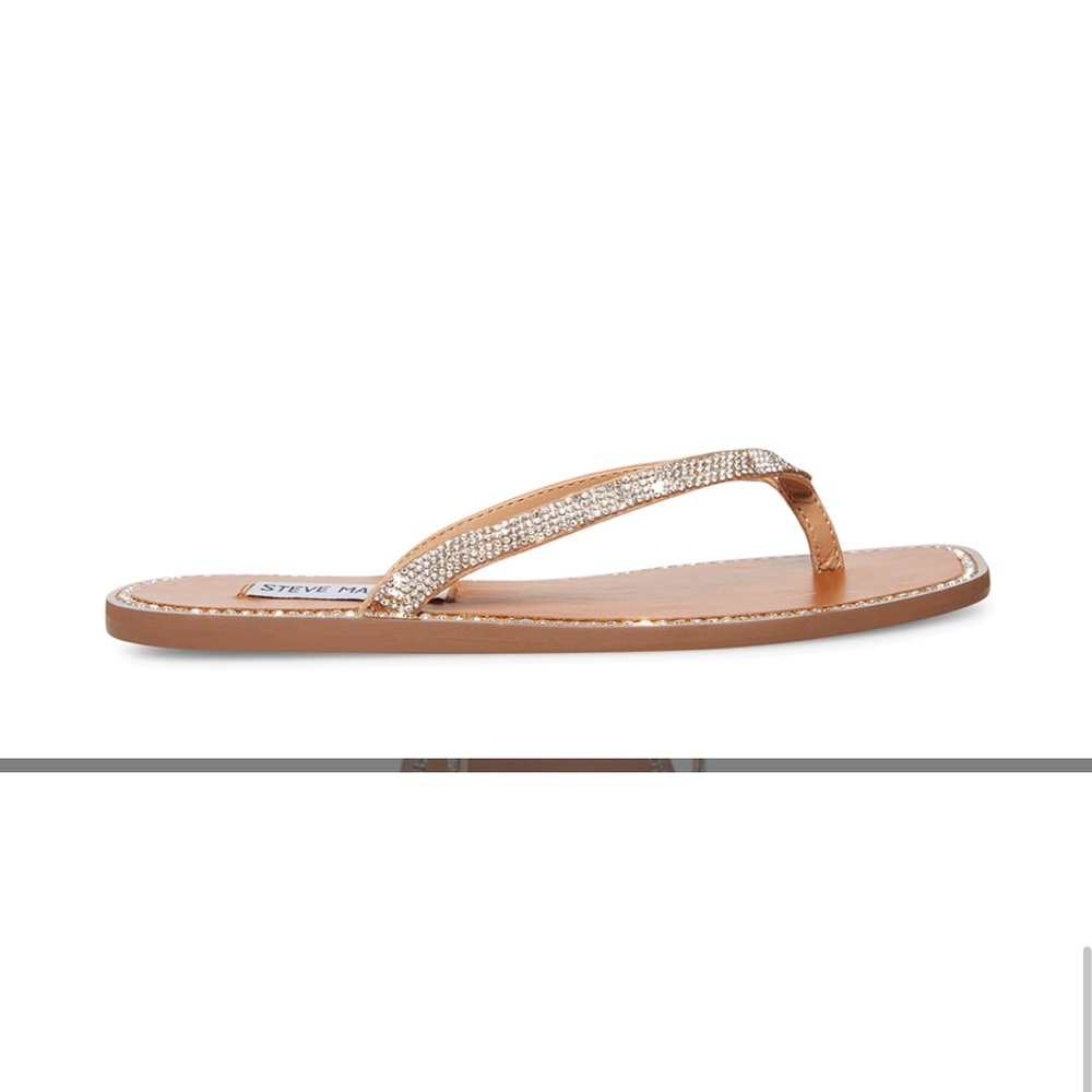 Steve Madden Nadira Rhinestones flip flops